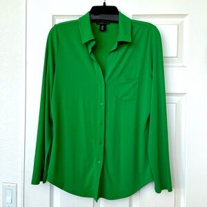 Sincerely Jules green button up blouse